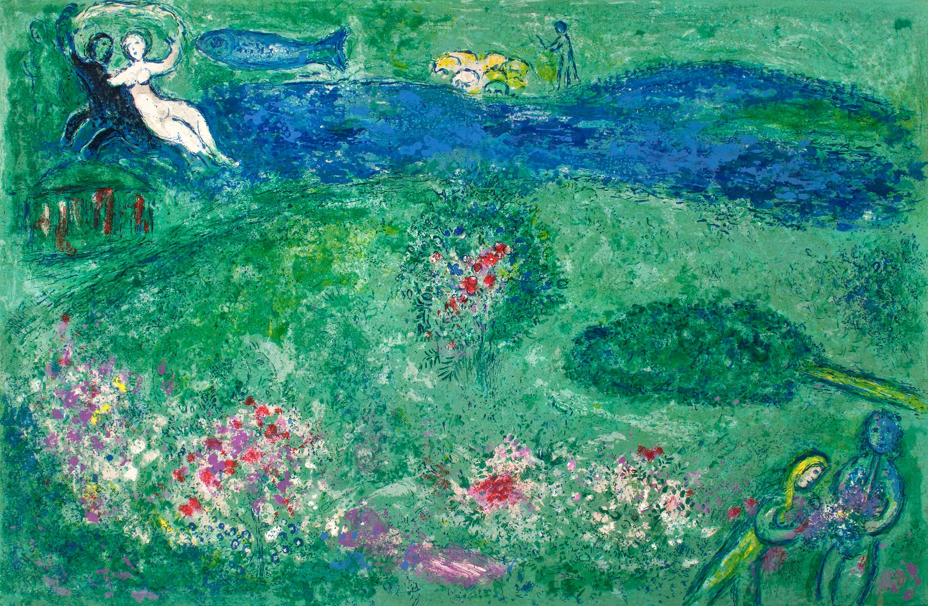 Chagall, Le Verger, Daphnis et Chloé (after)