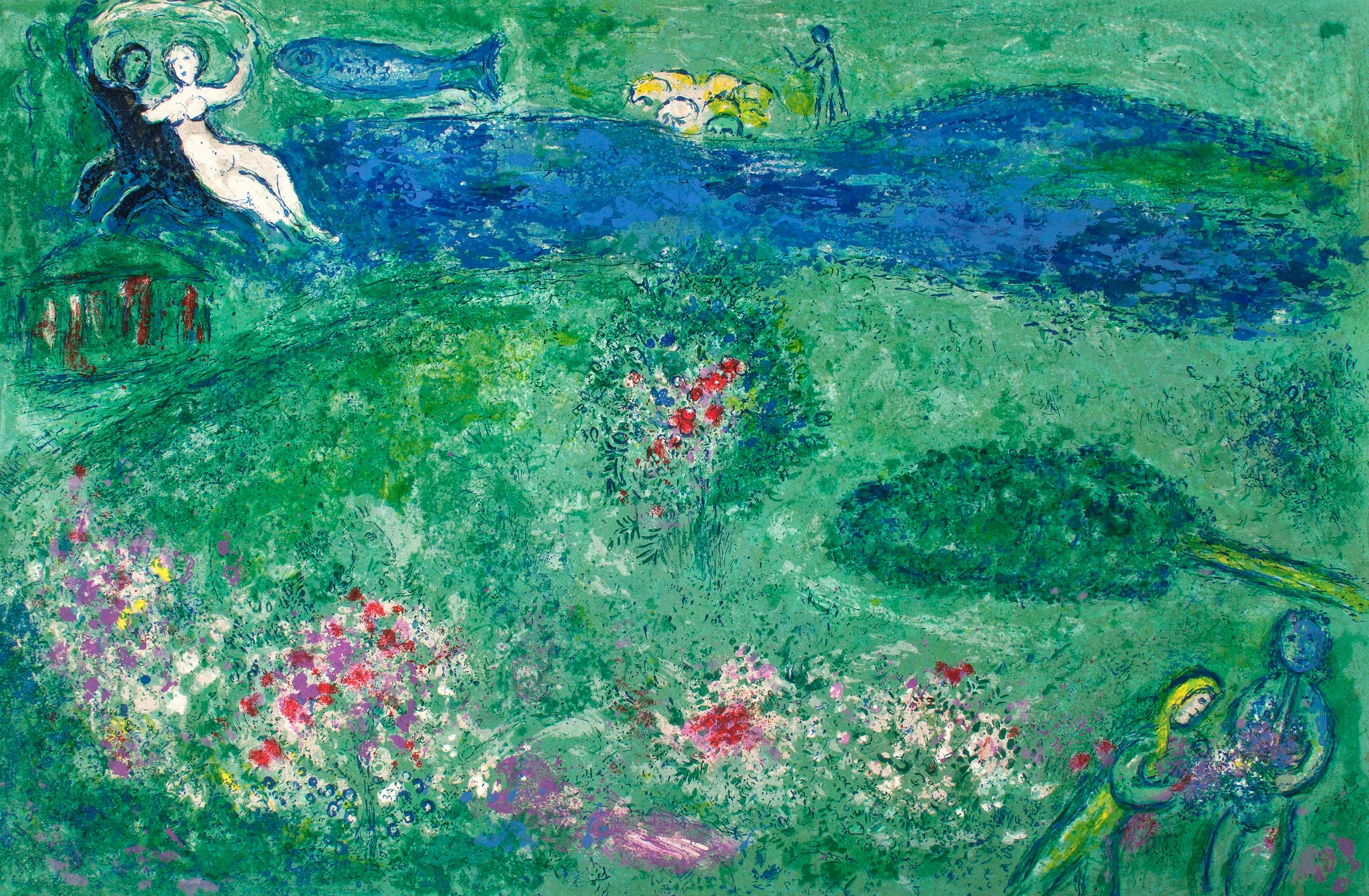 Chagall, Le Verger, Daphnis et Chloé (after)