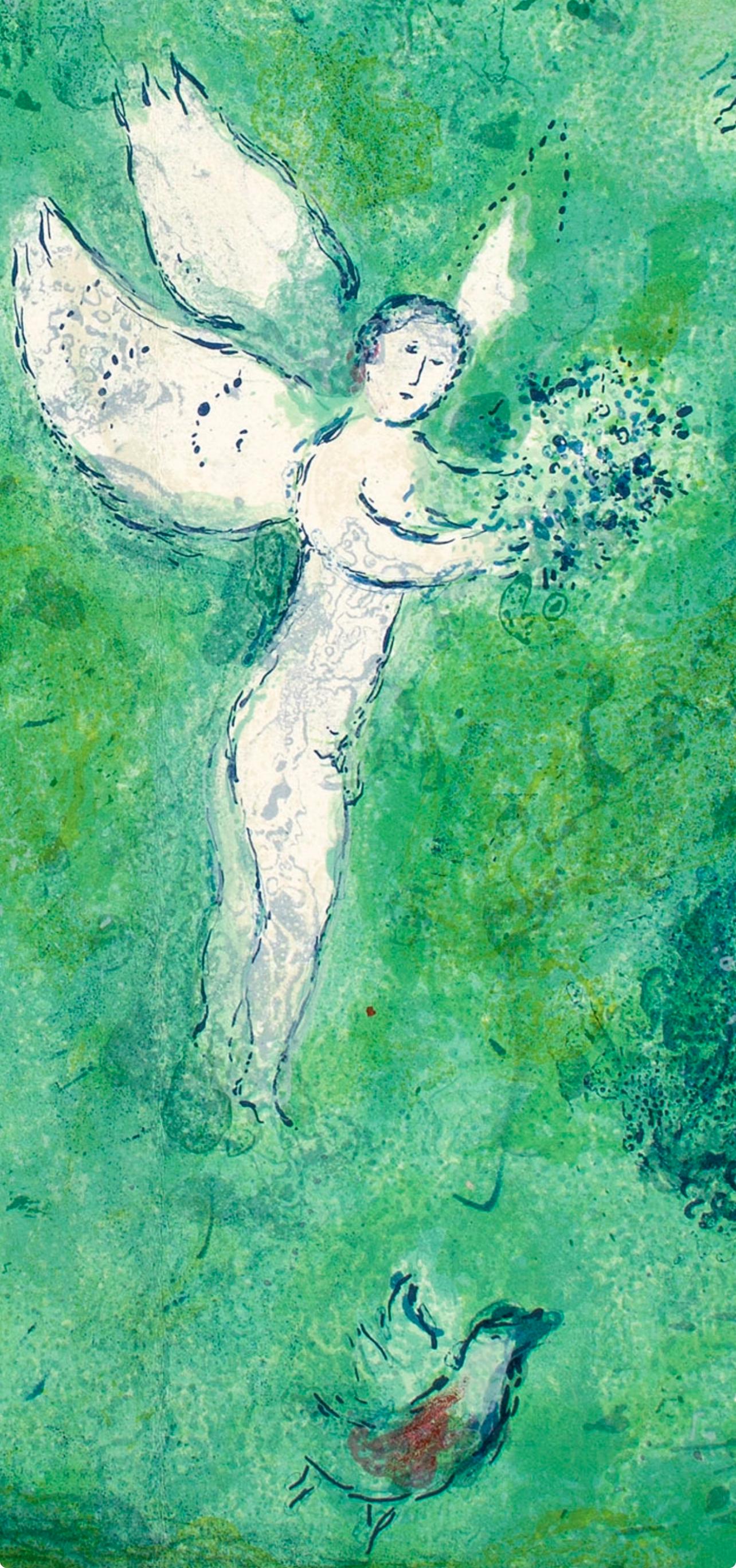 Chagall, Le Verger de Philétas, Daphnis et Chloé (after) - Print de Marc Chagall