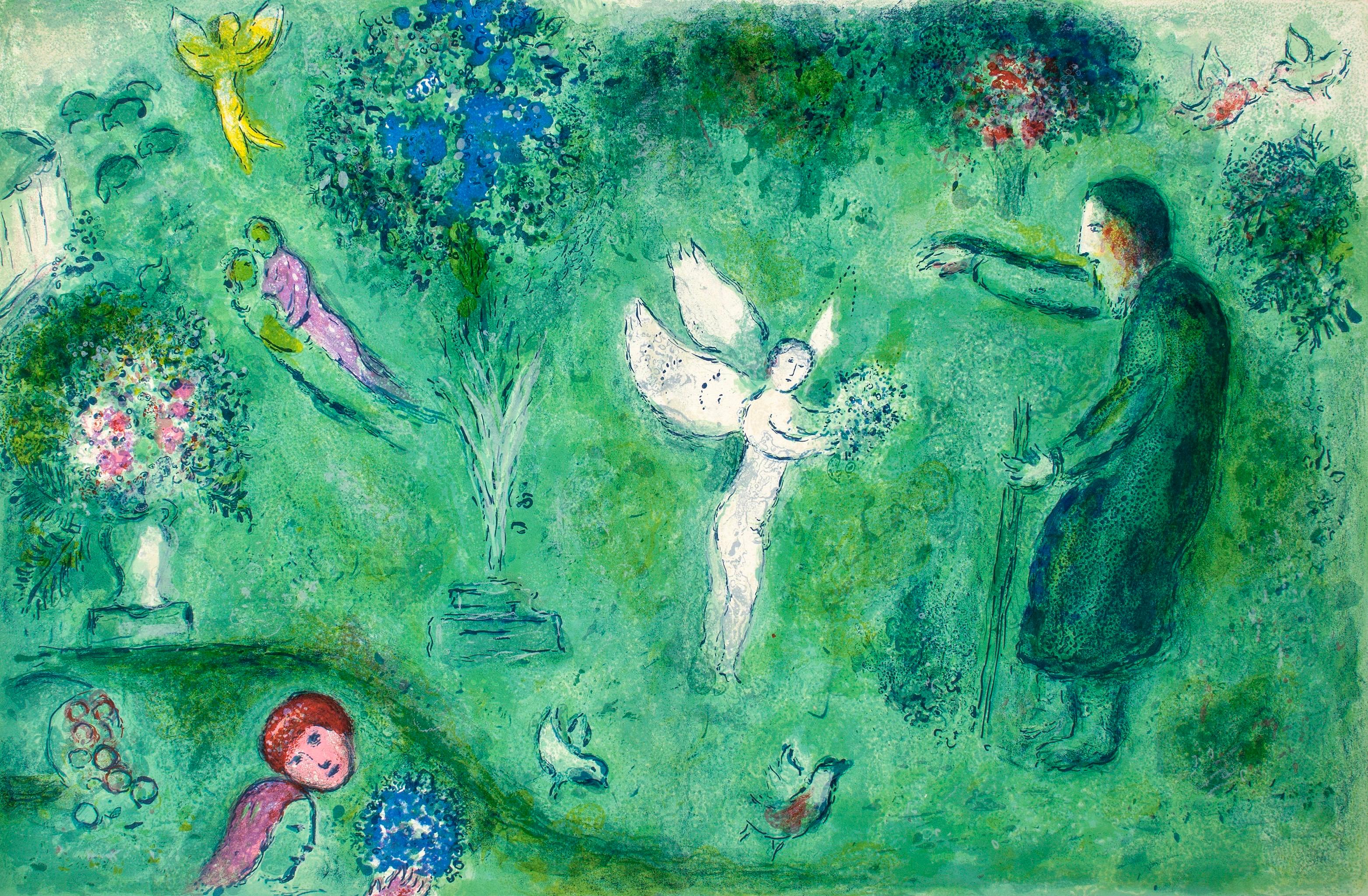 Chagall, Le Verger de Philétas, Daphnis et Chloé (after)