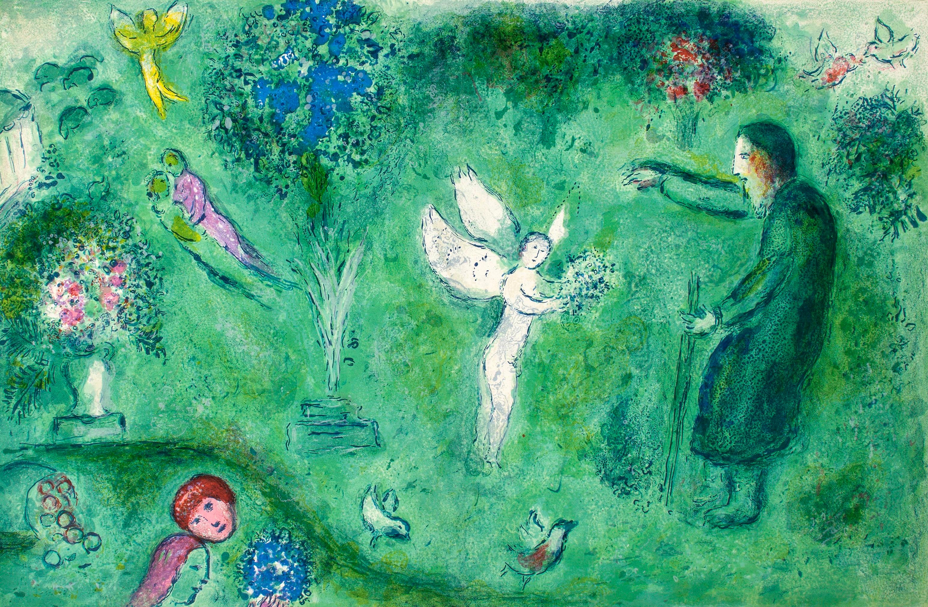 Chagall, Le Verger de Philétas, Daphnis et Chloé (after)
