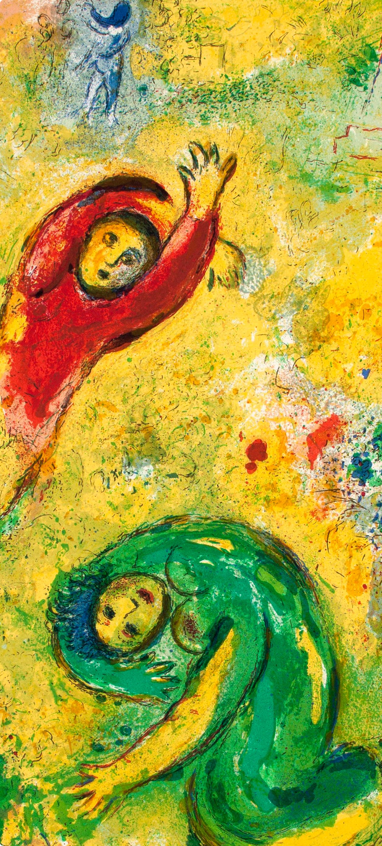 Chagall, Les fleurs saccagées, Daphnis et Chloé (after) - Print de Marc Chagall