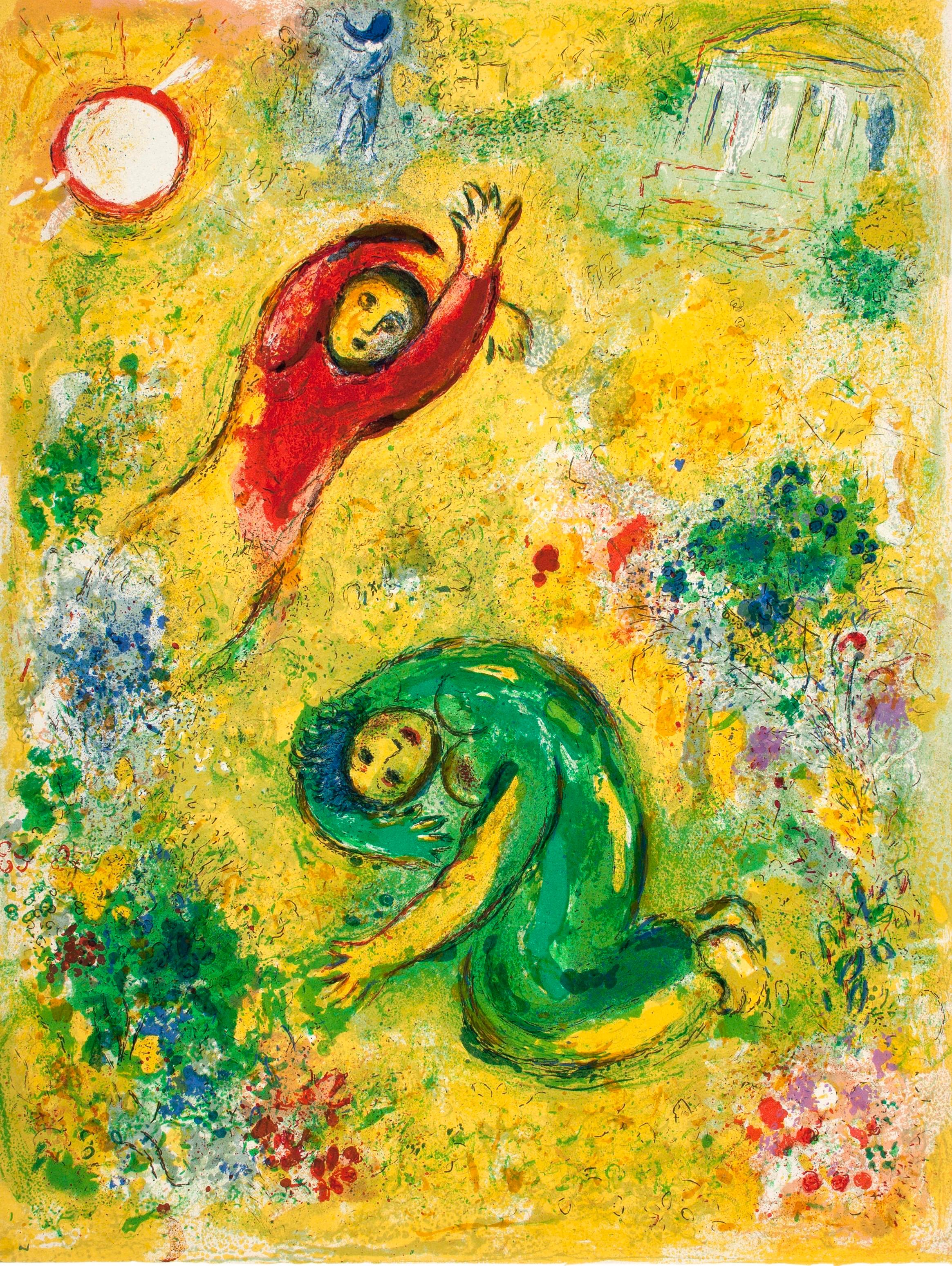 Chagall, Les fleurs saccagées, Daphnis et Chloé (after)
