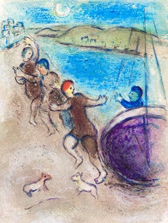 Chagall, Les jeunes gens de Méthymne, Daphnis et Chloé (after)
