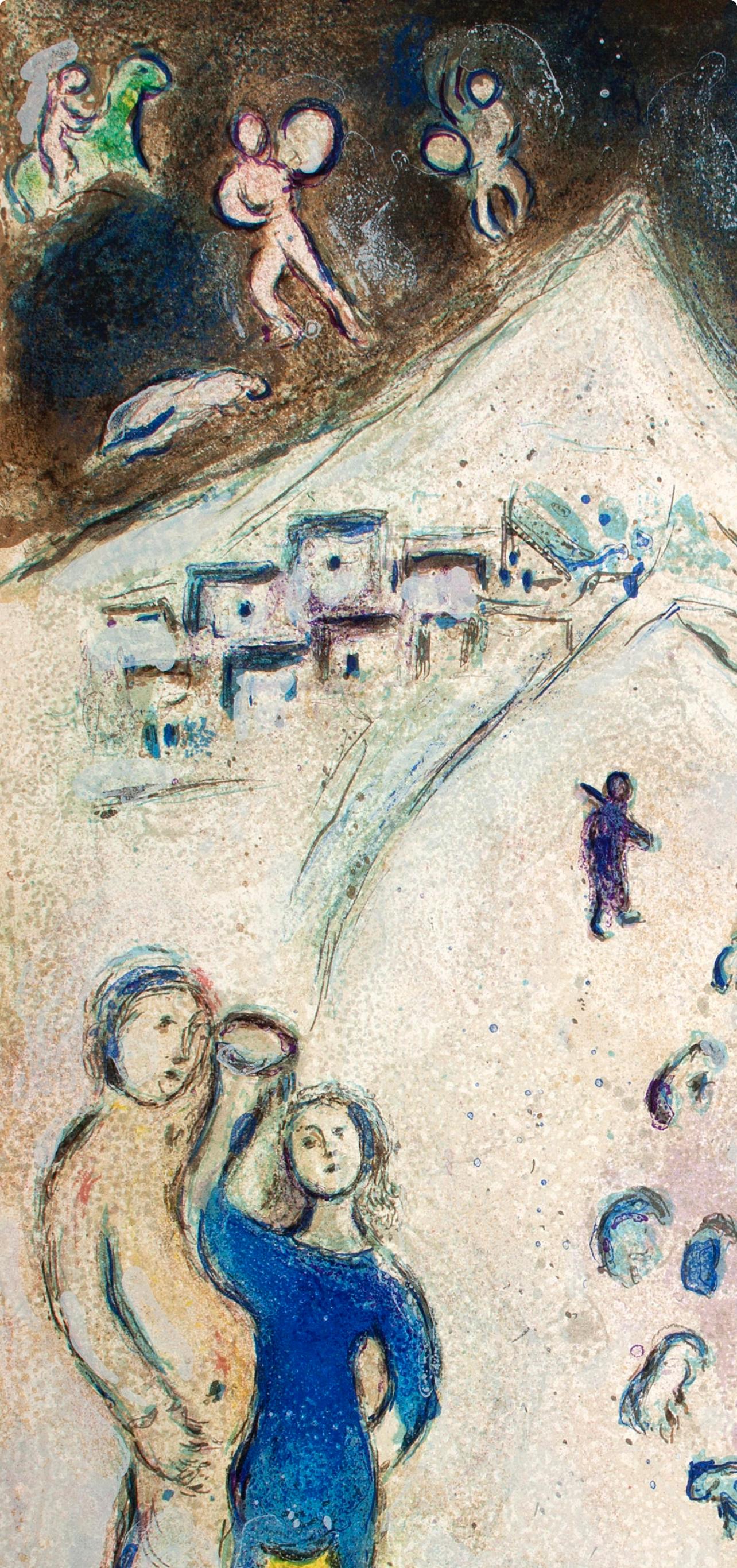 Marc Chagall, The Winter, from Daphnis and Chloe, 1977 (after) For Sale 1