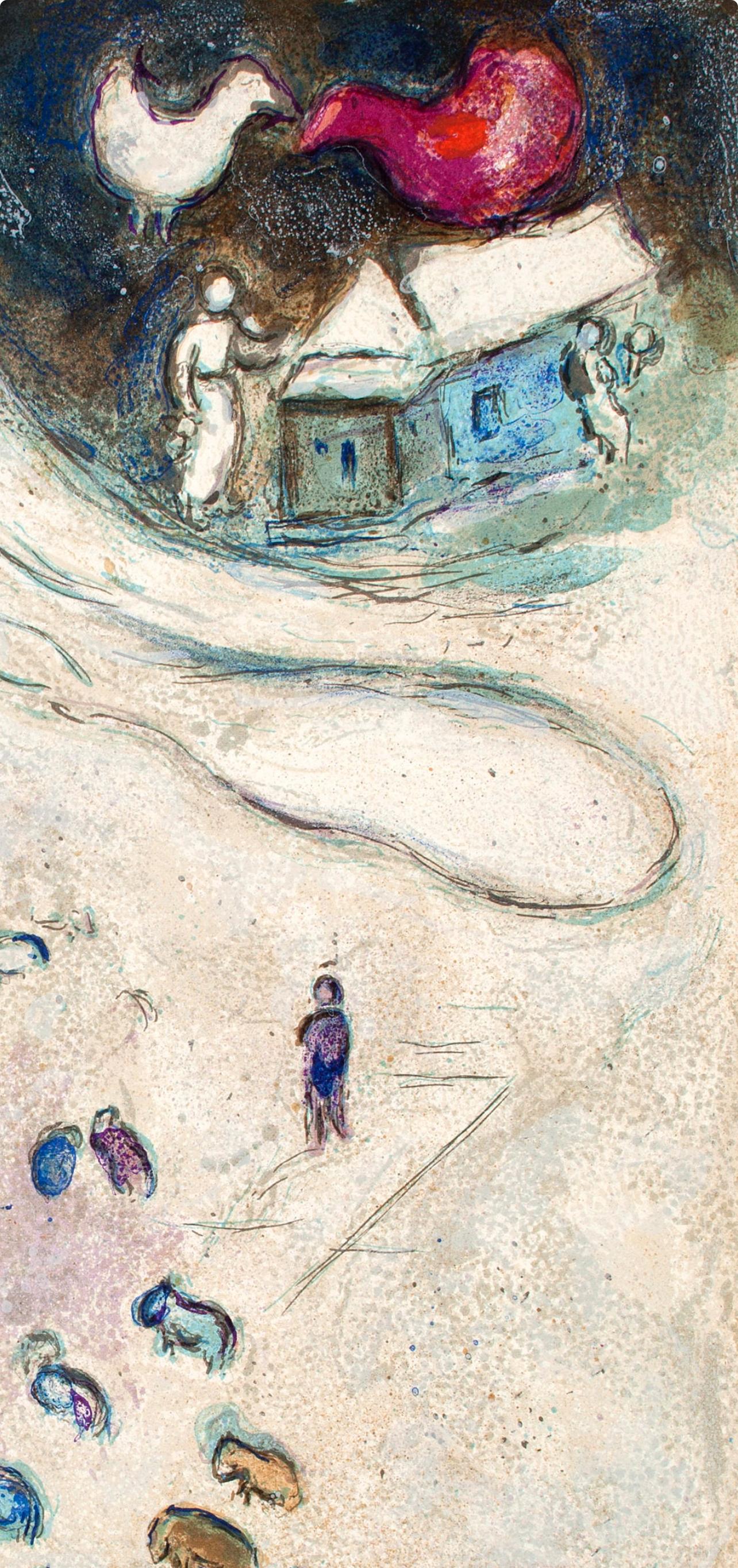 Marc Chagall, The Winter, from Daphnis and Chloe, 1977 (after) For Sale 2
