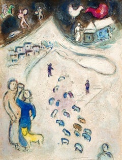 Marc Chagall, L’Hiver, from Daphnis et Chloe (after)