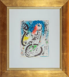 Chagall Lithographe Tome I - Frontispice, Auto-portrait