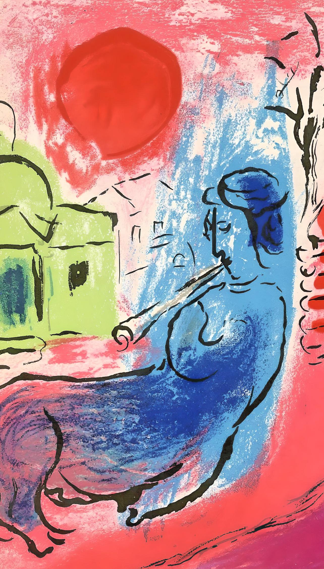 Chagall, Maternity with Centaur (Mourlot 195; Cramer 34) (nach) – Print von Marc Chagall