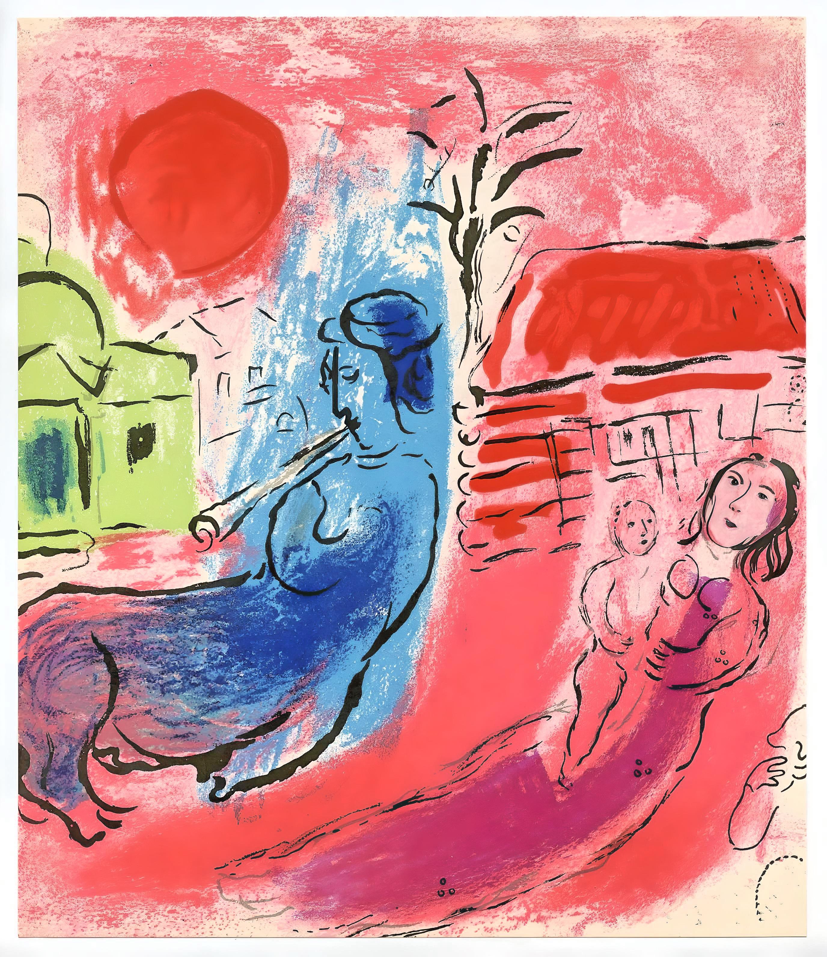 Marc Chagall Figurative Print - Chagall, Maternity with Centaur (Mourlot 195; Cramer 34) (after)