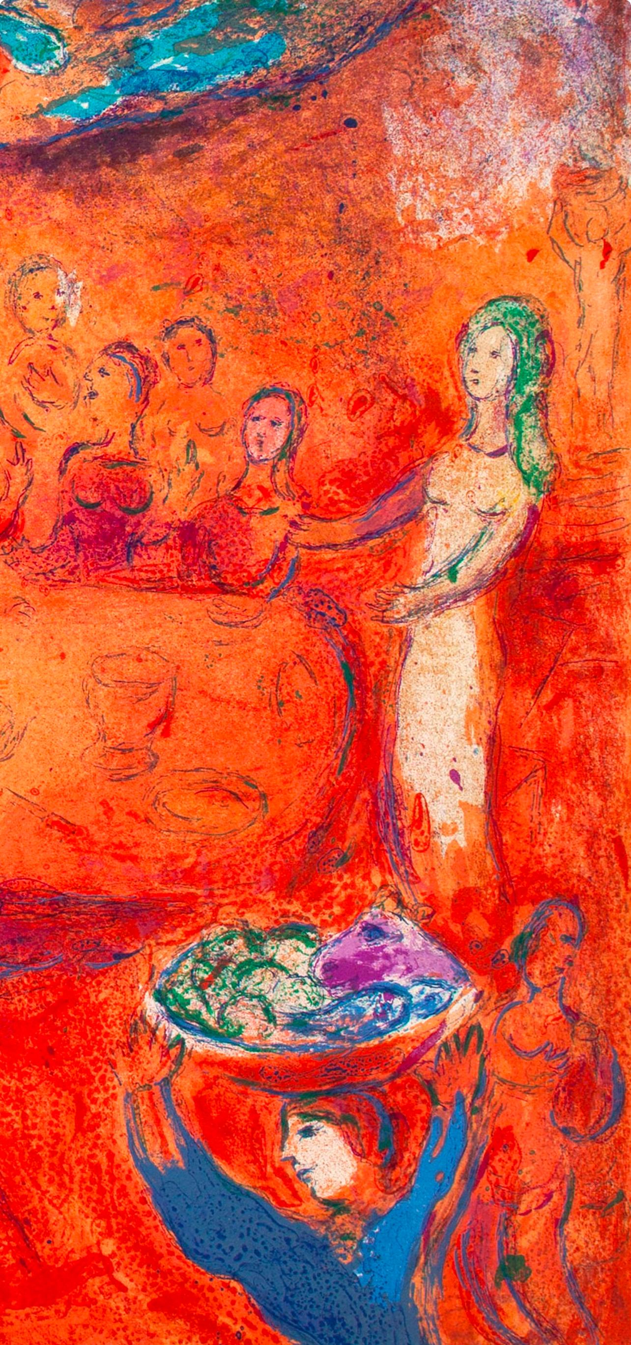 Chagall, Mégaclès reconnait sa Fille, Daphnis et Chloé (after) in vendita 1