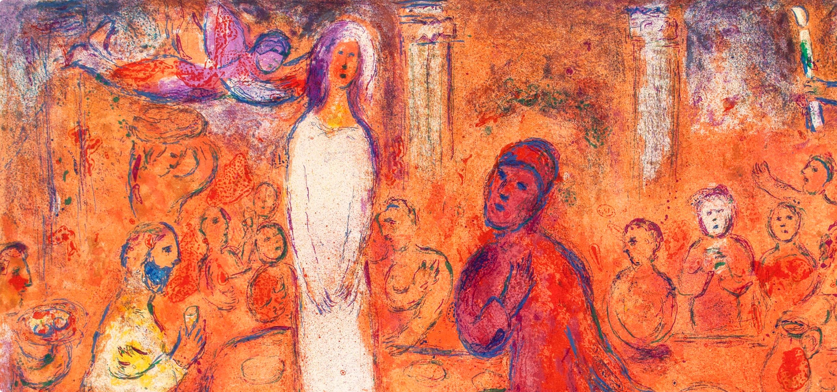 Marc Chagall, Megacles Recognizes His Daughter, Daphnis and Chloe, 1977 (after) For Sale 2