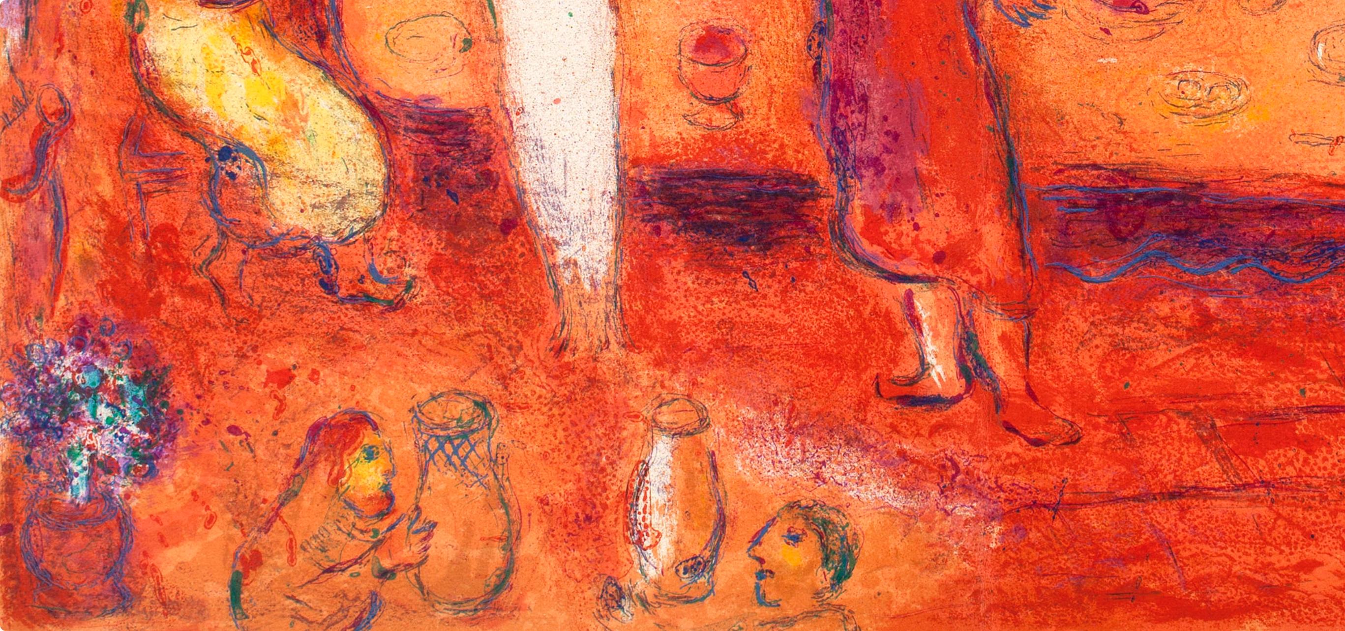Marc Chagall, Megacles Recognizes His Daughter, Daphnis and Chloe, 1977 (after) For Sale 3