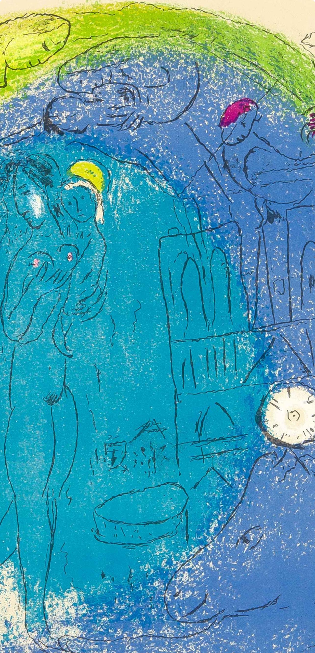 Chagall, Mère et Enfant devant Notre-Dame (Cramer 23; Mourlot 80-87) (after) - Modern Print by Marc Chagall