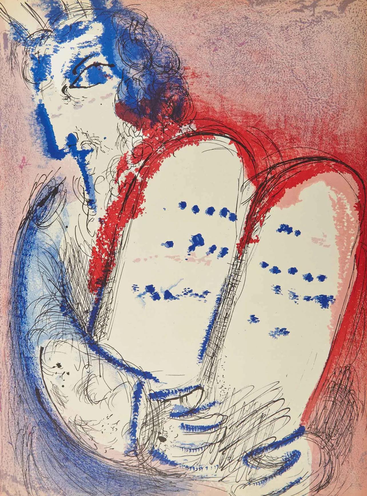 Chagall, Moses II (Mourlot 117-46 ; Cramer 25) (après)