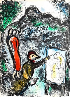 Vintage Chagall, Near St. Jeannet (Mourlot 646) (after)