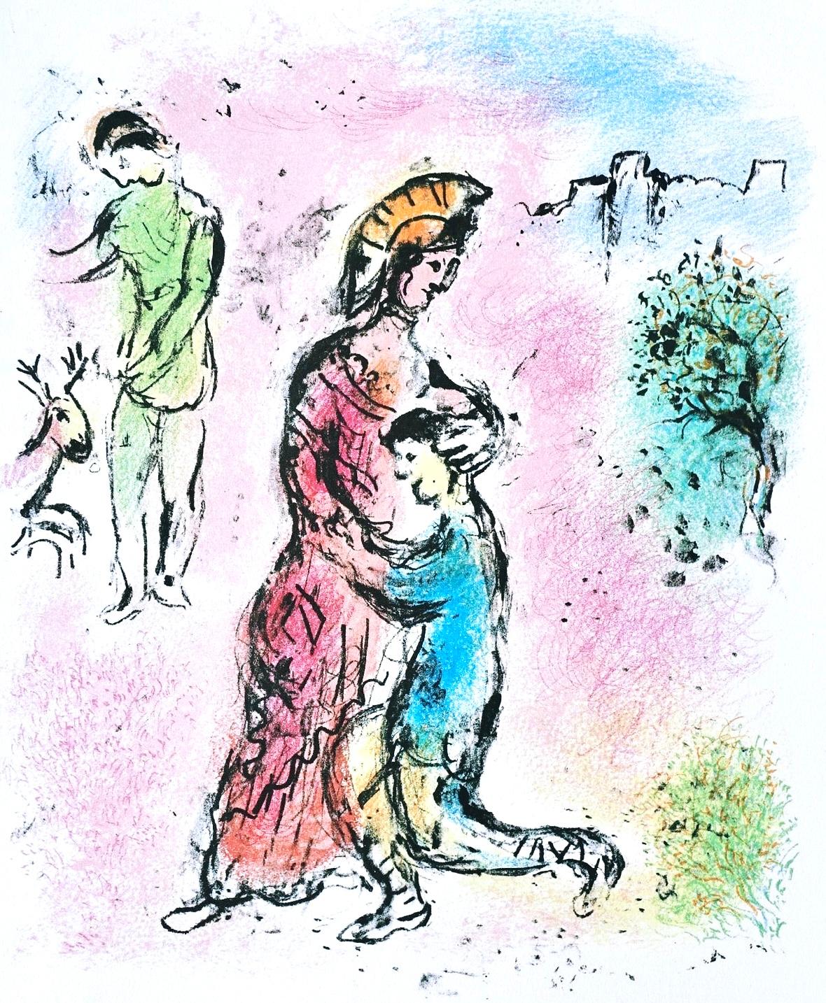 Chagall, Odysseus macht sich bekannt, Homer, Die Odyssee (after)