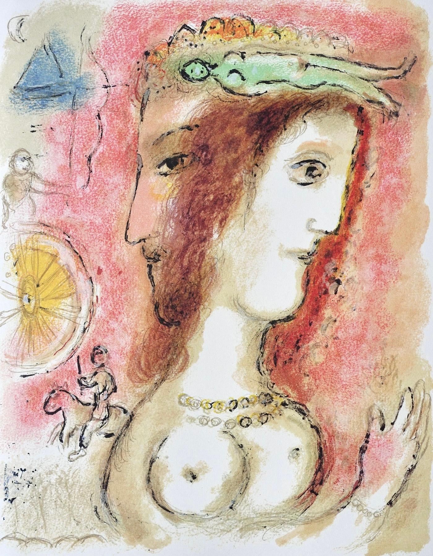 Chagall, Odysseus und Penelope, Homer, Die Odyssee (after)