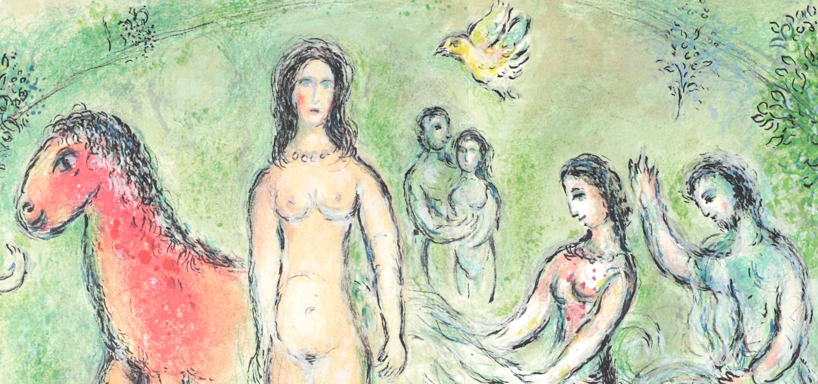 Chagall, Odysseus vor Nausikaa, Homer, Die Odyssee (after) - Print de Marc Chagall