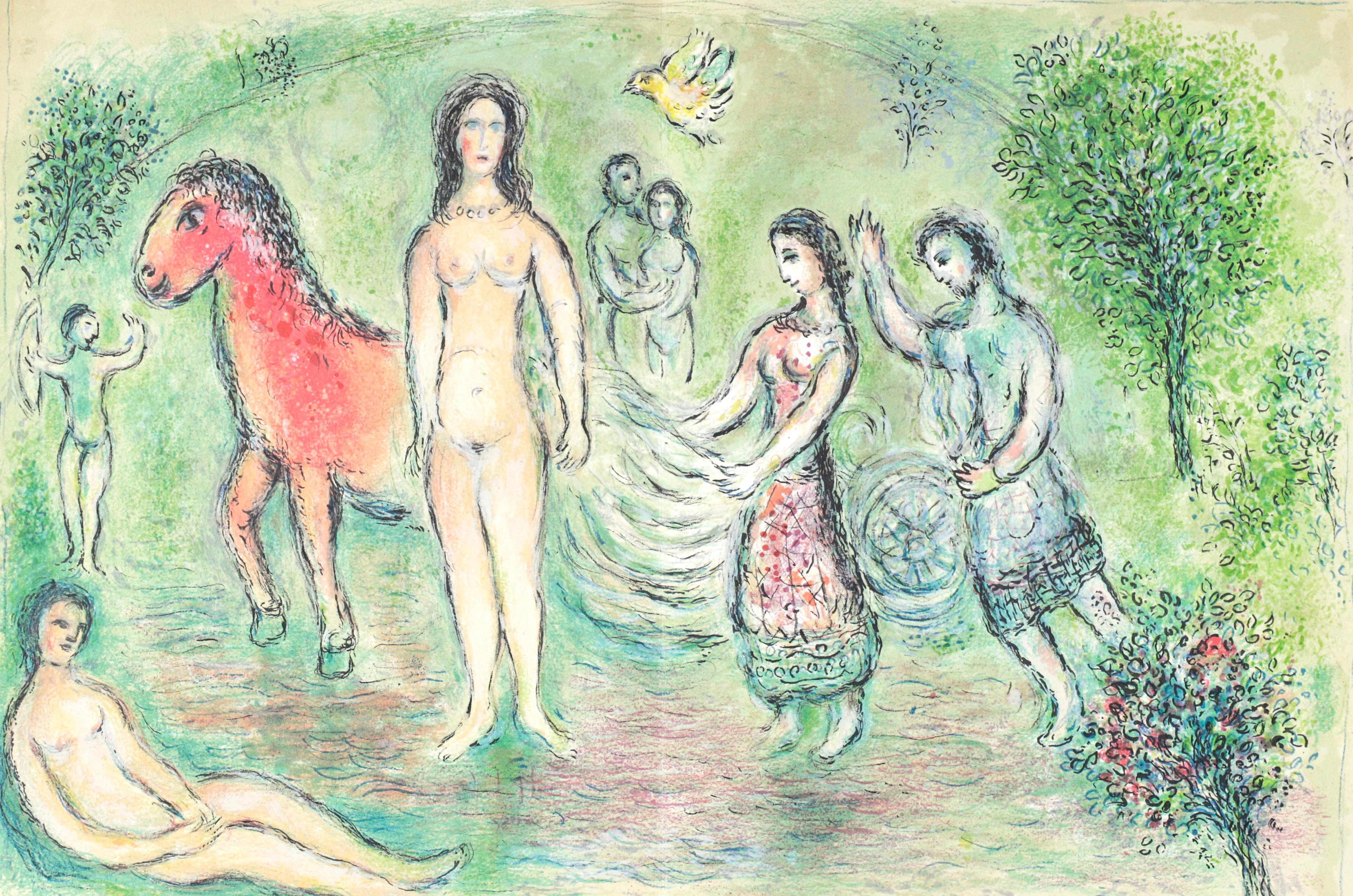 Chagall, Odysseus vor Nausikaa, Homer, Die Odyssee (after)