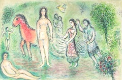 Chagall, Odysseus vor Nausikaa, Homer, Die Odyssee (after)