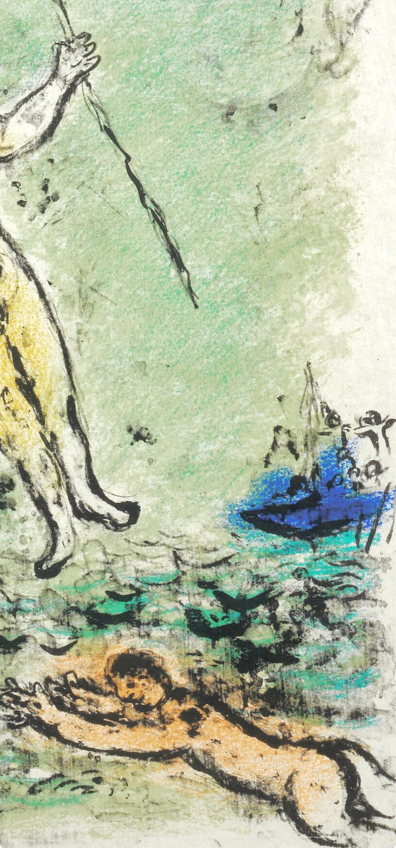 Marc Chagall, Poseidon, from Homer, Die Odyssee (after) For Sale 2