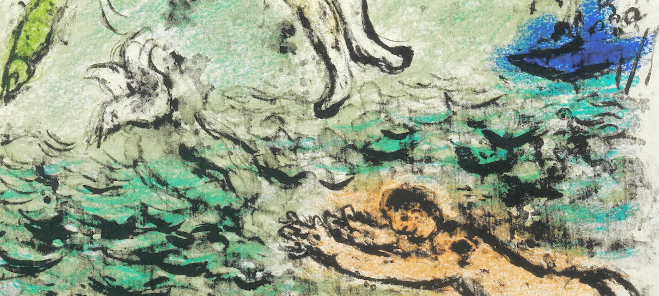 Marc Chagall, Poseidon, from Homer, Die Odyssee (after) For Sale 3