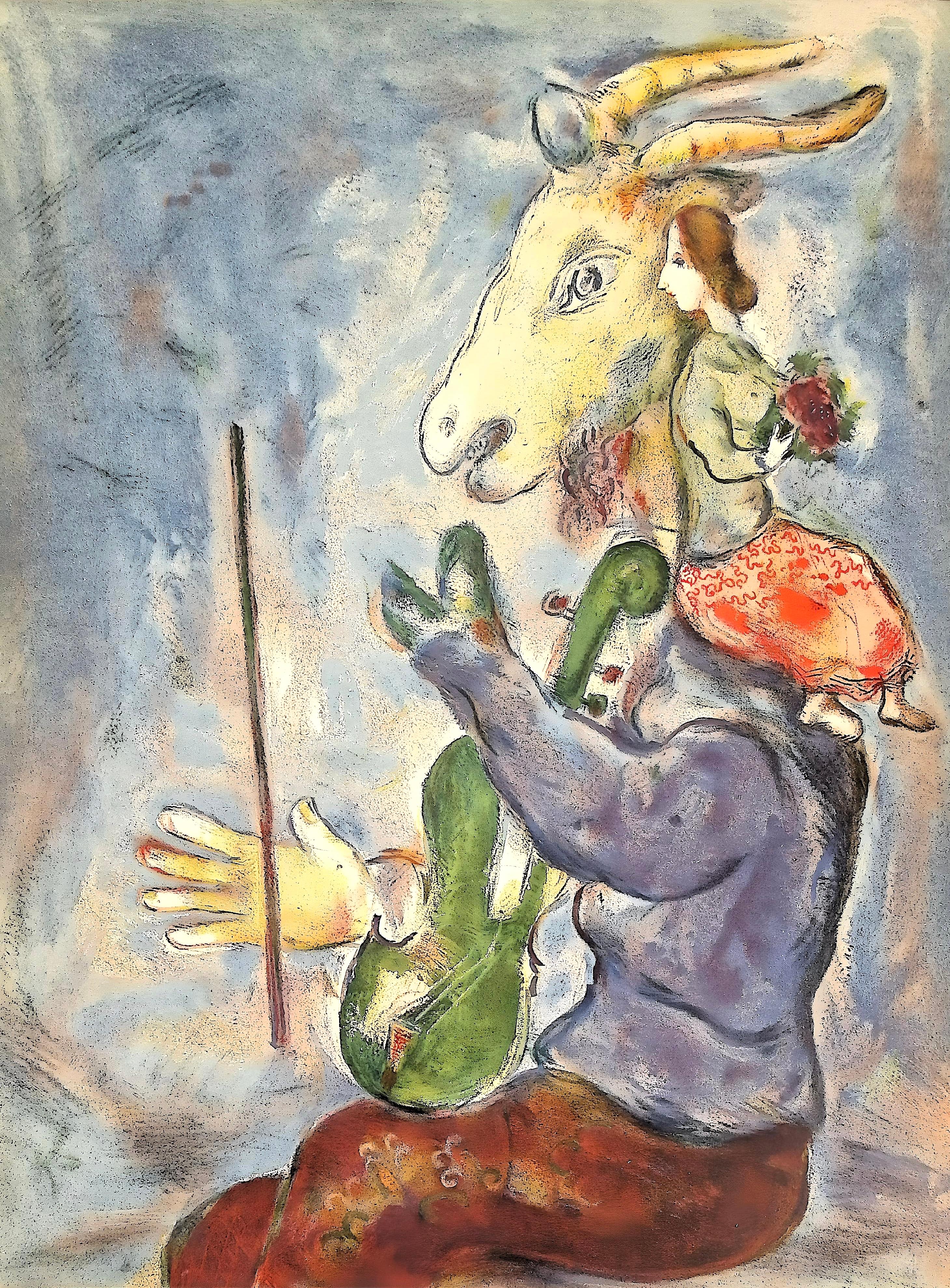 Marc Chagall Landscape Print - Chagall, Printemps, Verve: Revue Artistique et Littéraire (after)