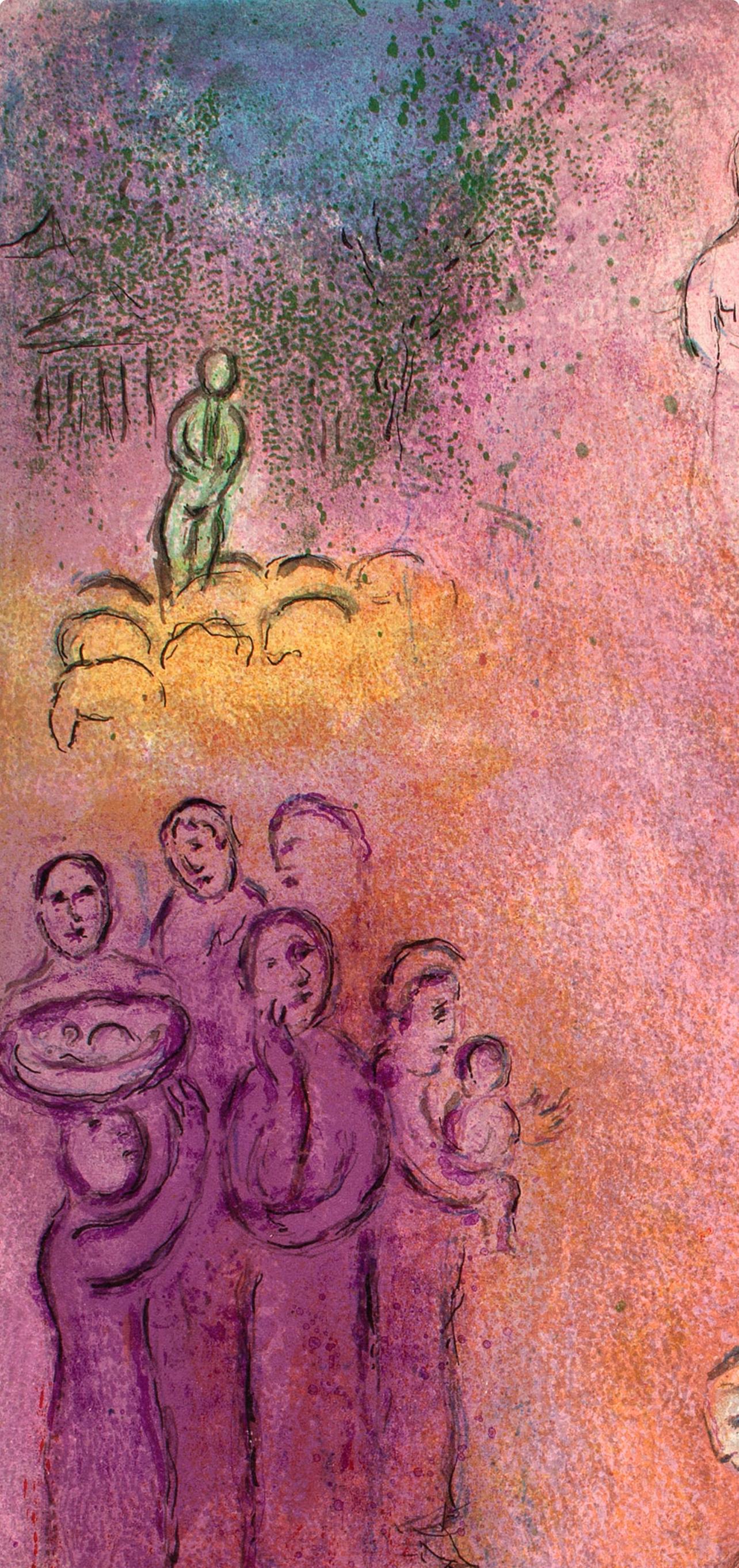 Marc Chagall, Sacrifice to the Nymphs, from Daphnis and Chloe, 1977 (after) For Sale 2