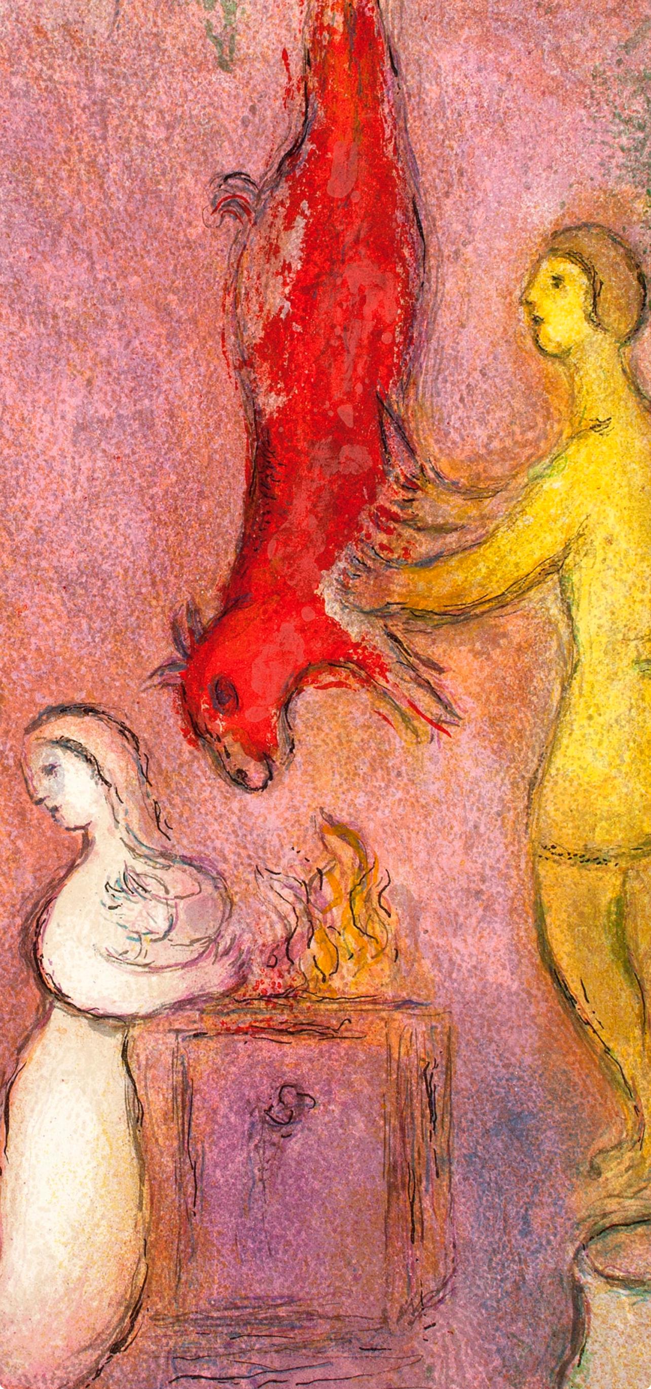 Marc Chagall, Sacrifice to the Nymphs, from Daphnis and Chloe, 1977 (after) For Sale 3