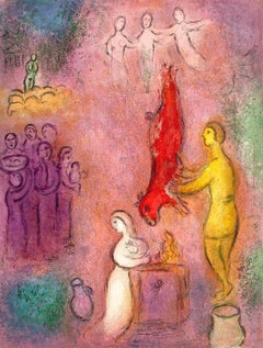 Marc Chagall, Sacrifice aux Nymphes, from Daphnis et Chloe (after)