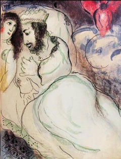 Vintage Chagall, Sarah and Abimelech (Mourlot 230-277; Cramer 42) (after)