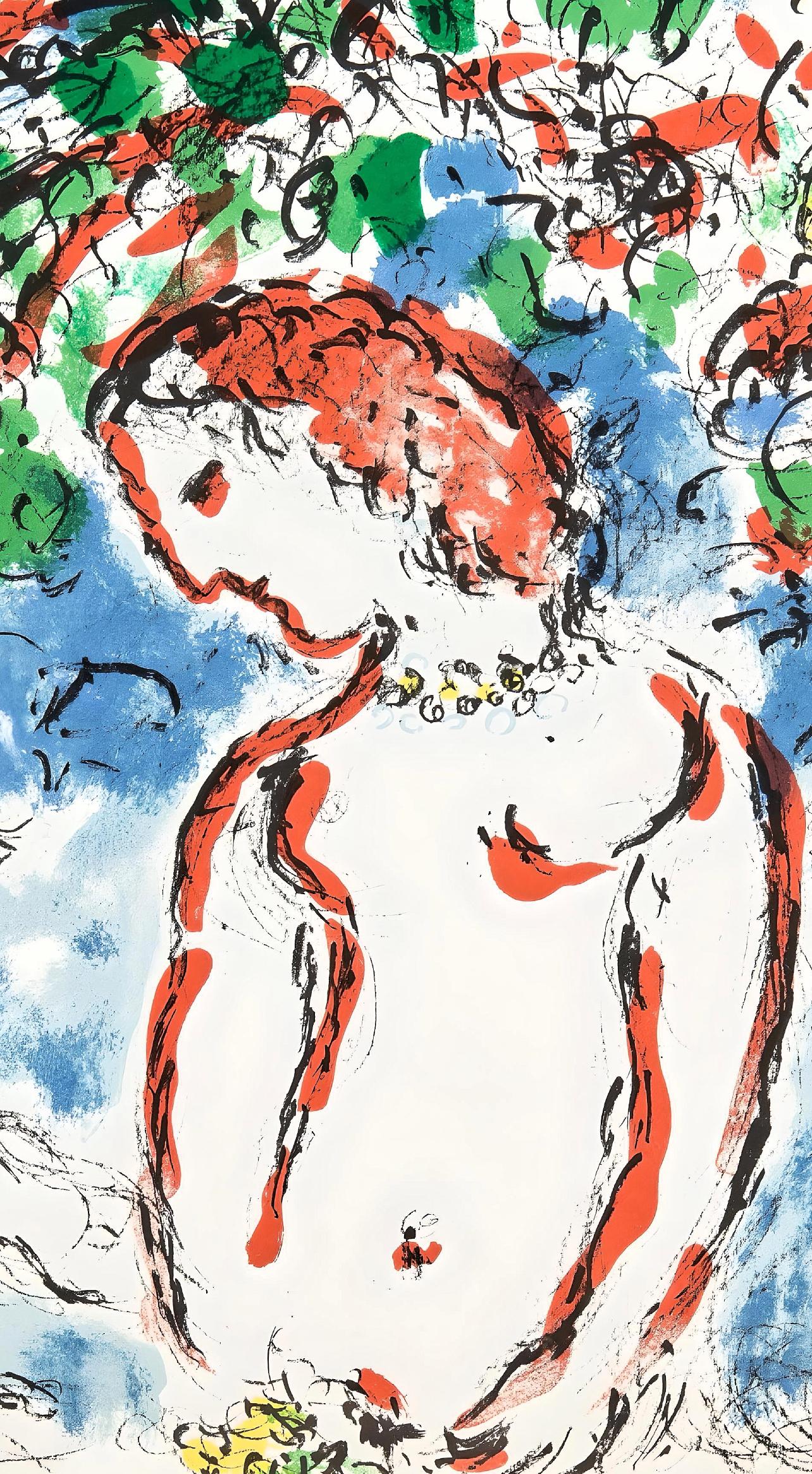 Chagall, Frühlingstag (Mourlot 650) (nachträglich) – Print von Marc Chagall