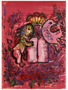 Chagall, Tische des Gesetzes (Mourlot 365; Cramer 49) (Nachdem)