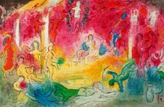 Chagall, Temple et Histoire de Bacchus, Daphnis et Chloé (after)