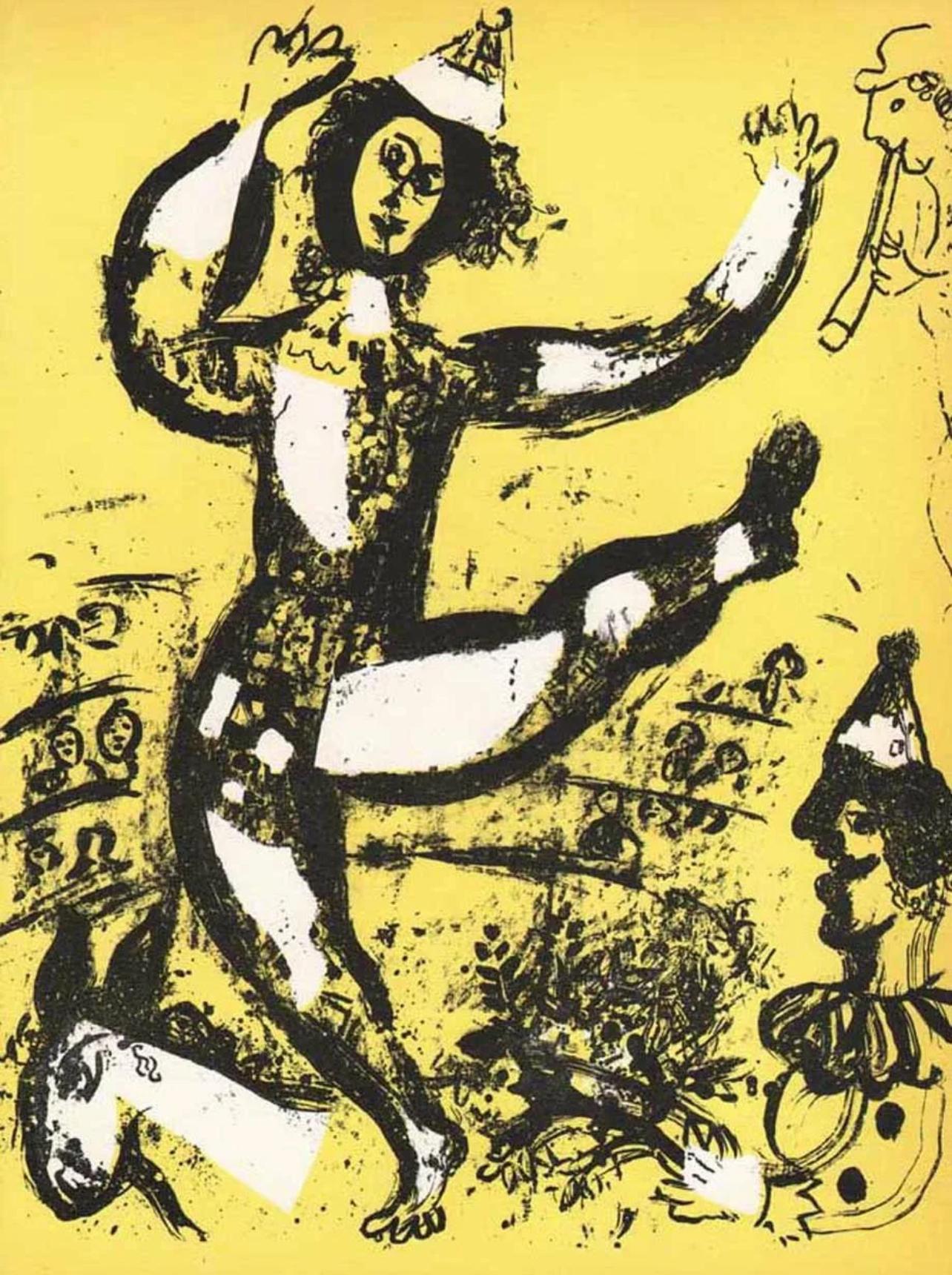 Landscape Print Marc Chagall - Chagall, The Circus (Mourlot 289 ; Cramer 43) (après)