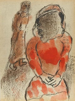 Chagall, Die Tochter des Schwiegervaters Judah (Mourlot 230-277; Cramer 42) (nach)