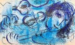 Vintage Chagall, The Flute Player (Mourlot 197; Cramer 34) (after)