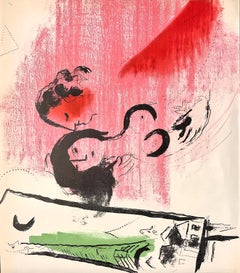 Vintage Chagall, The Green Eiffel Tower (Mourlot 201; Cramer 34) (after)