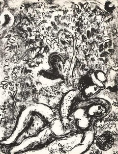 Vintage Chagall, The Pair in the Tree (Mourlot 397; Cramer 56)