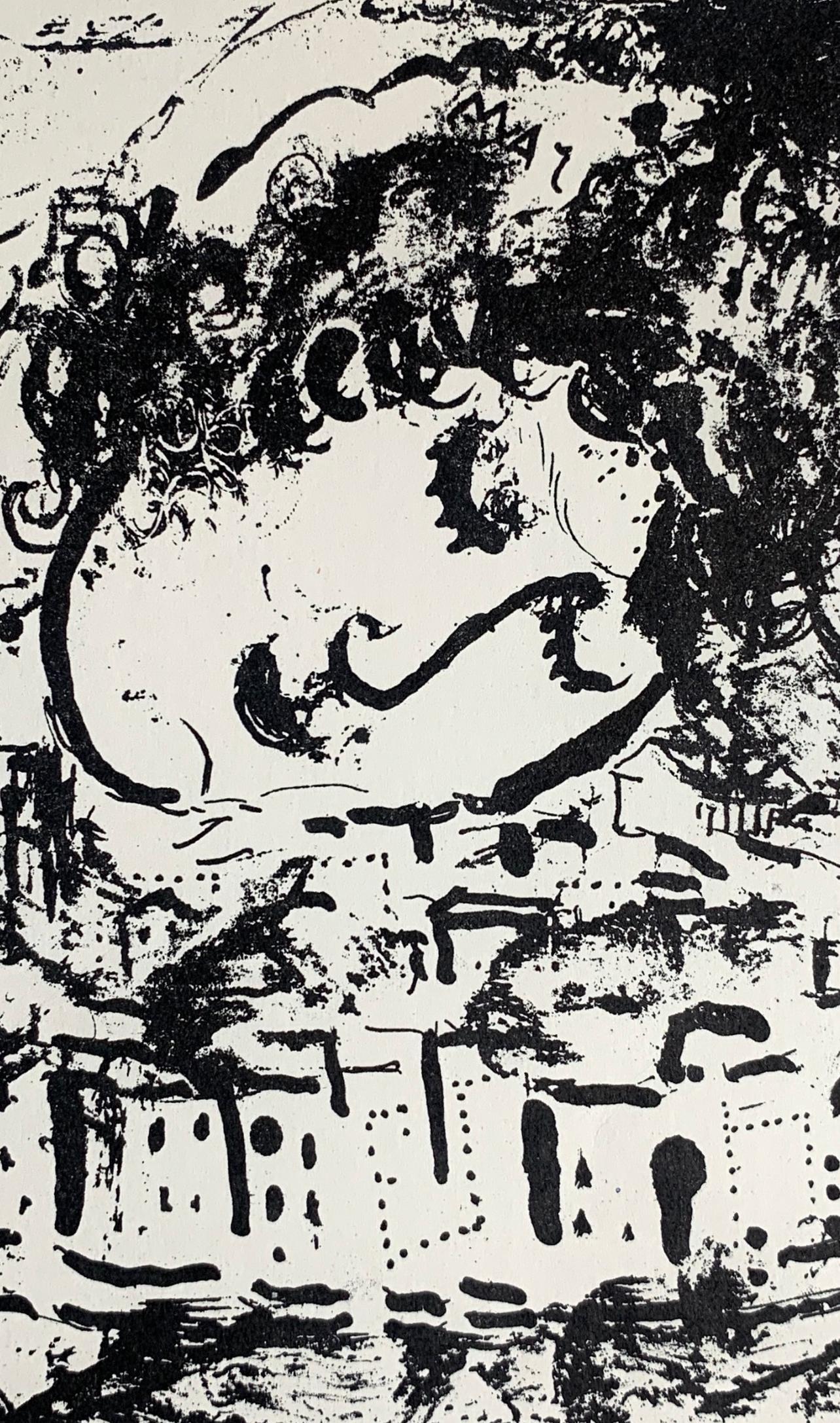 Chagall, Das Dorf (Mourlot 199; Cramer 34) (nachdem) – Print von Marc Chagall