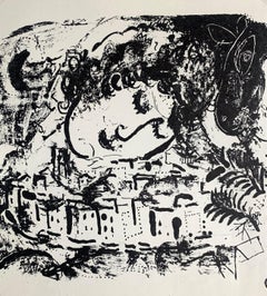 Chagall, The Village (Mourlot 199 ; Cramer 34) (après)