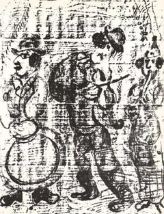Chagall, The Wandering Musicians (Mourlot 396; Cramer 56) (Nachdem)