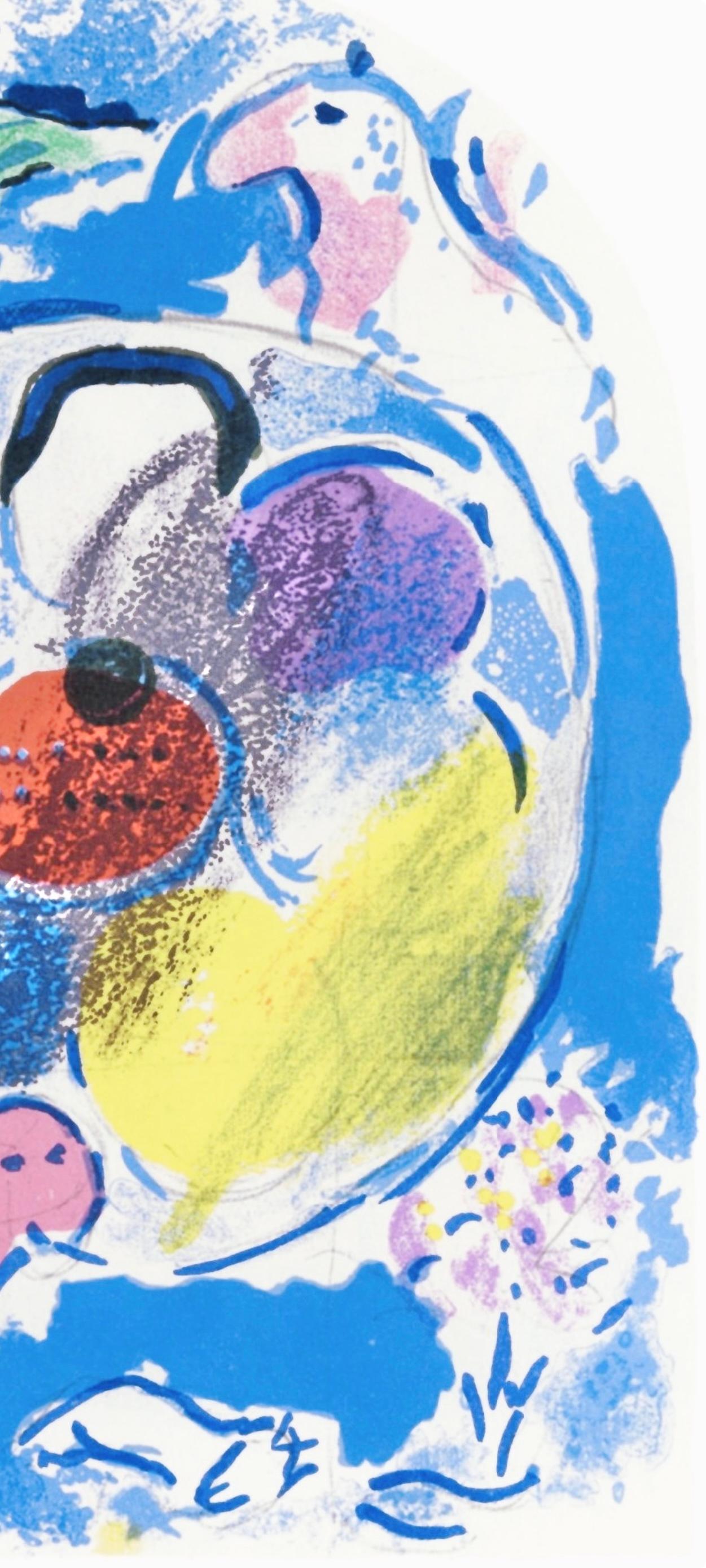 Chagall, Tribu de Benjamín, Marc Chagall, Las ventanas de Jerusalén (after) en venta 3