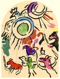 Chagall, Stammeskunst Gad, Jerusalemer Fenster (nach)