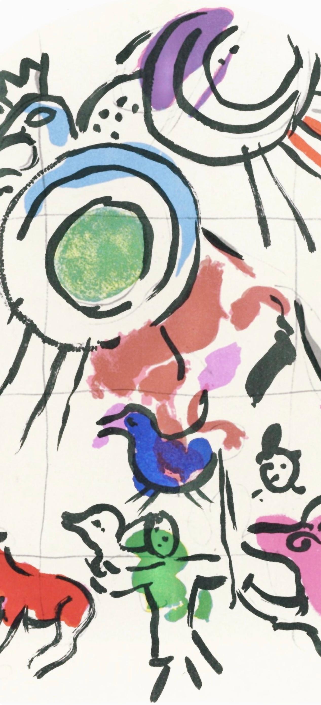 Chagall, Tribu de Gad, Marc Chagall, Les fenêtres de Jérusalem (after) en vente 1