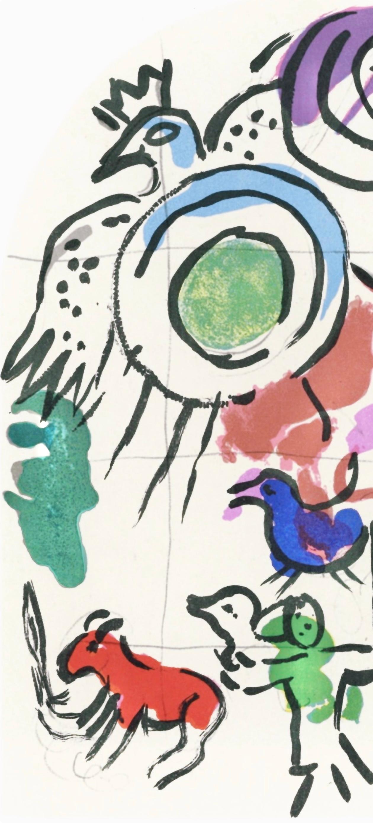 Chagall, Tribu de Gad, Marc Chagall, Les fenêtres de Jérusalem (after) en vente 2