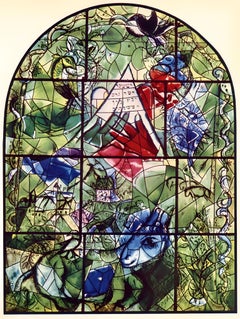 Vintage Chagall, Tribe of Issachar, Jerusalem Windows (after)
