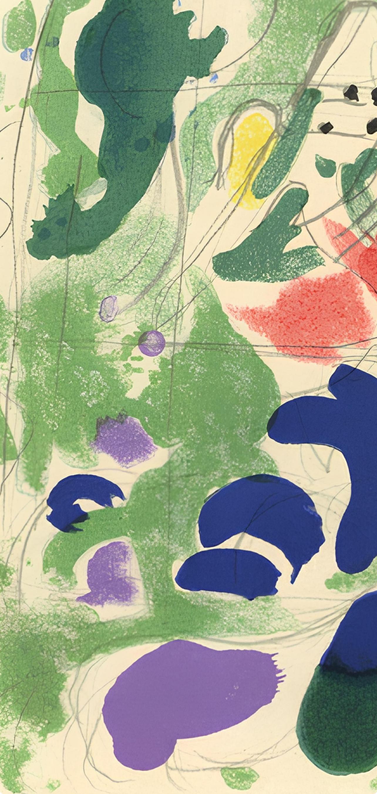 Chagall, Tribe of Issachar, Vitraux pour Jérusalem (after) - Expressionist Print by Marc Chagall