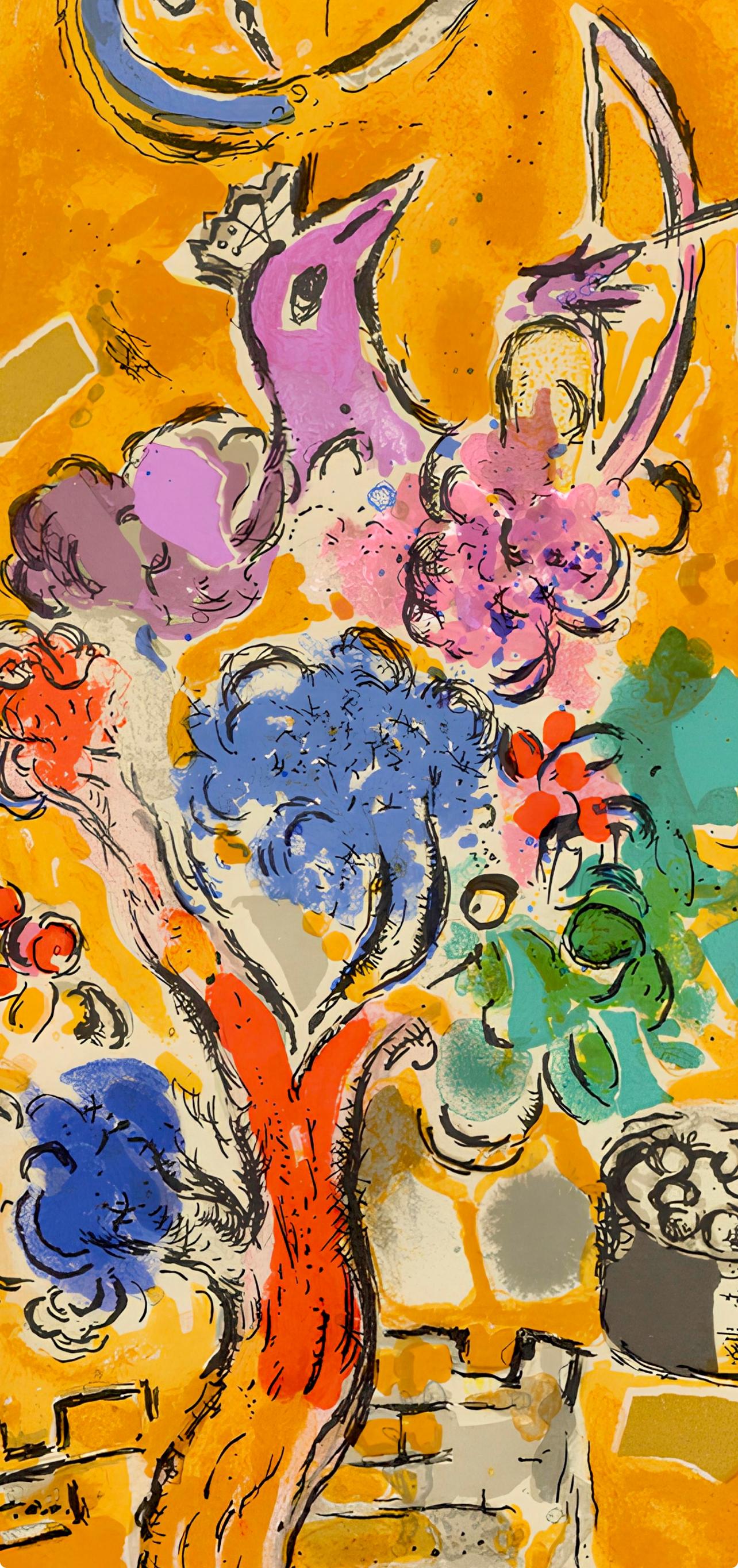 Chagall, Tribe of Joseph, Vitraux pour Jérusalem (after) - Expressionist Print by Marc Chagall